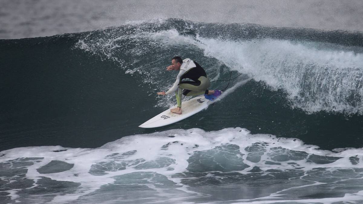 Same surfer different wave. Picture: John Veage