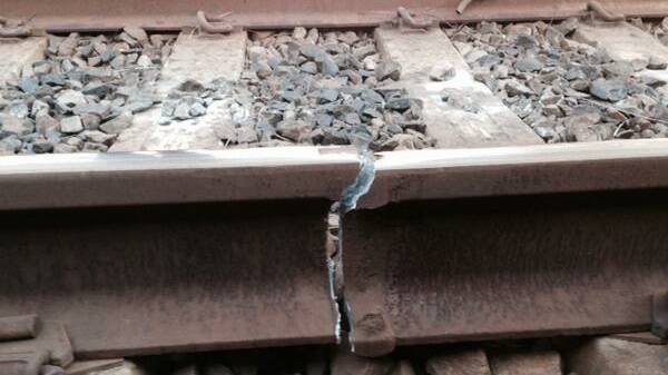 Broken: Sydney Trains are working to repair tracks near Oatley. Picture: Sydney Trains