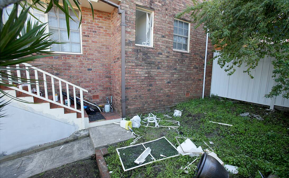 Property damage. Picture: Jane Dyson