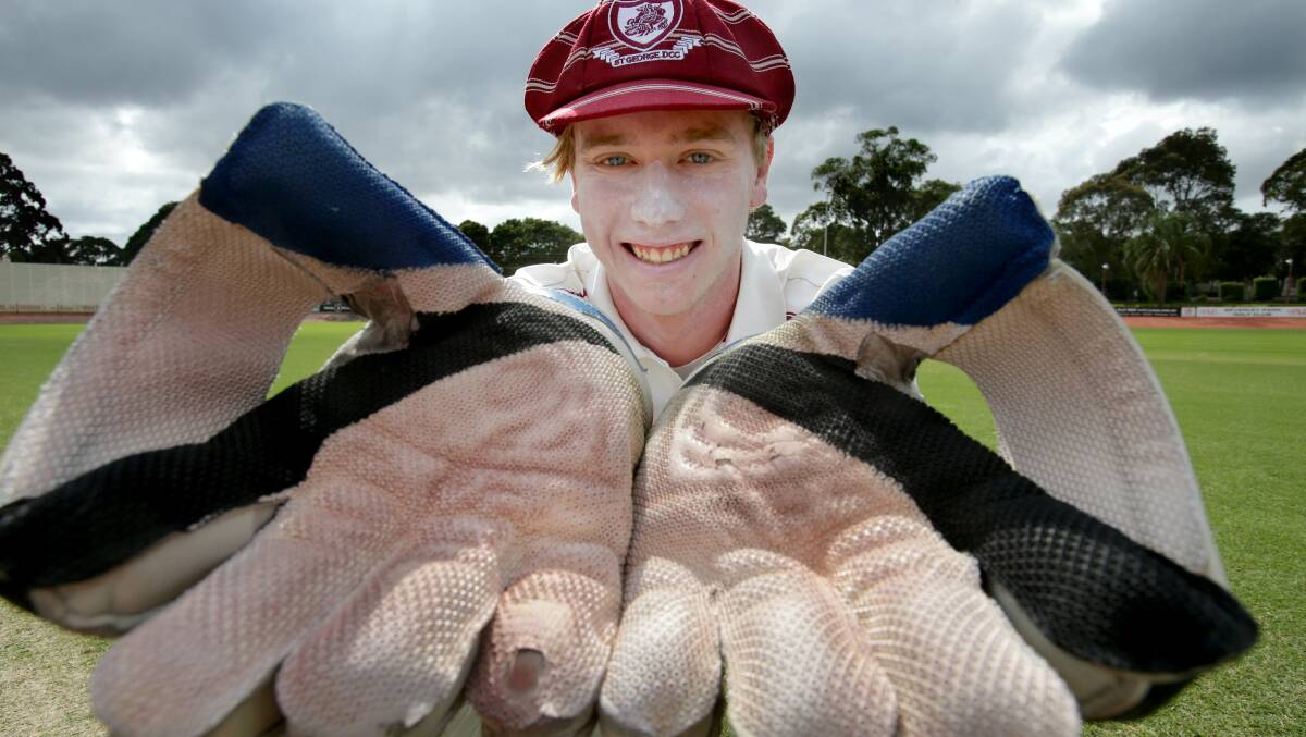 Safe hands: St George first grade wicket keeper Guy Seymour is behind the stumps in the round two clash against Gordon, tomorrow, Saturday, at Hurstville Oval. Picture: Jane Dyson
