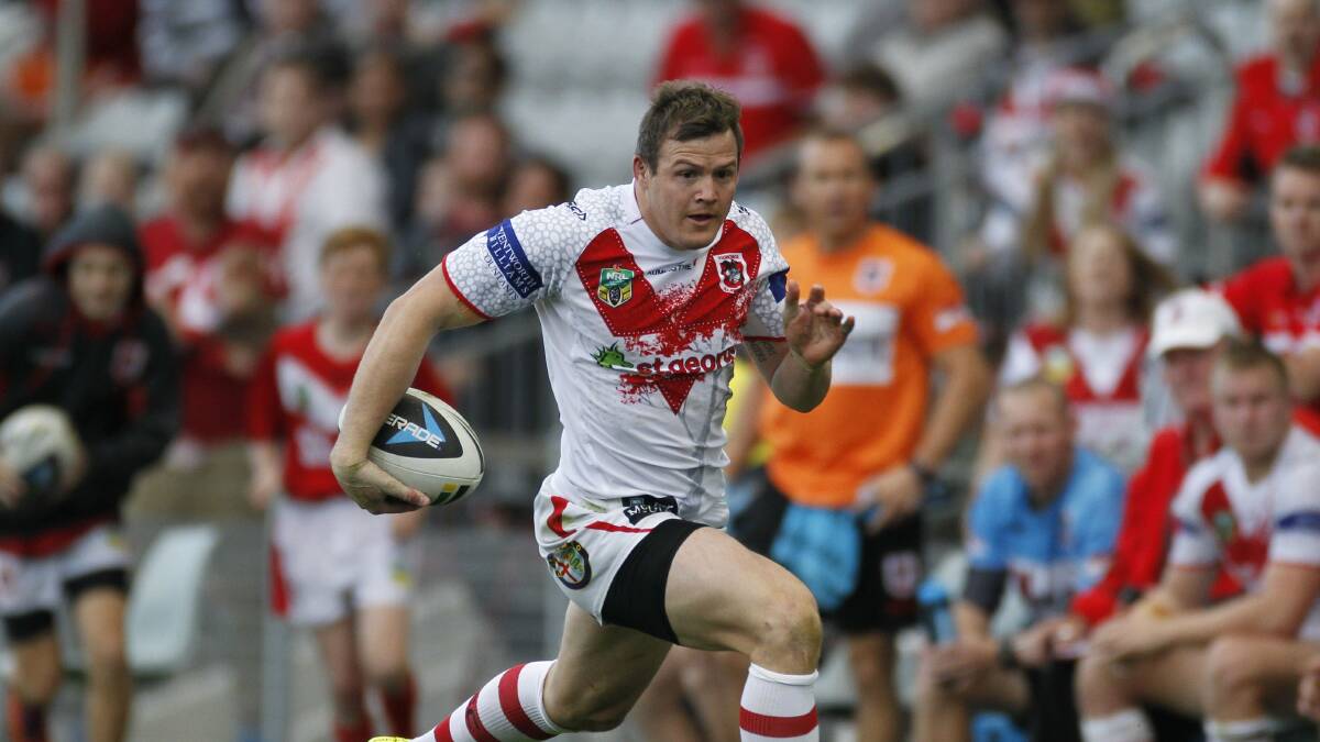 Future uncertain: Dragons winger Brett Morris may have played his last game for the Red Vs. Picture: Andrew Zakeli