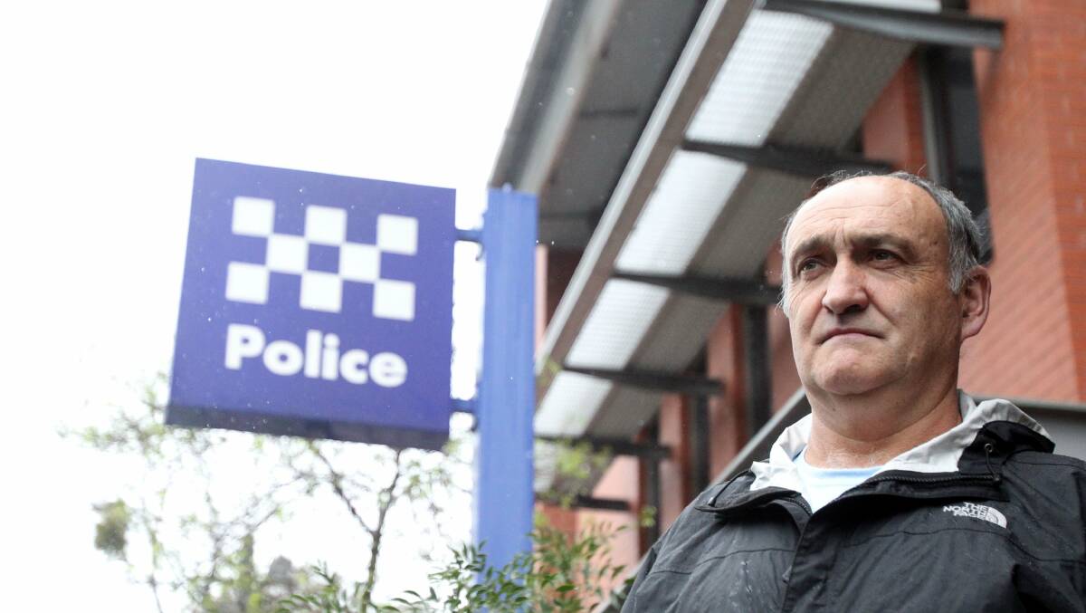 Brave act: Retired police sergeant Gary Keir of Heathcote has received an Australian Bravery Award for stopping an armed robbery at Engadine four years ago. Picture: Chris Lane.