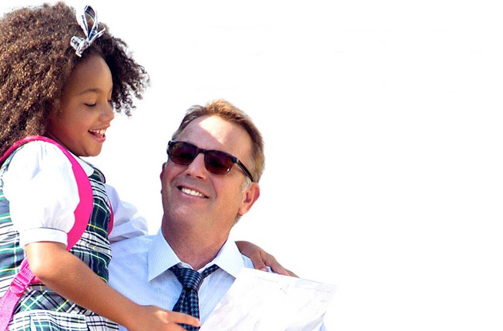 NOT BLACK AND WHITE | Kevin Costner beautifully tells the story of his granddaughter Jillian Estell whom everyone in town would like to make the victim of racial prejudice.