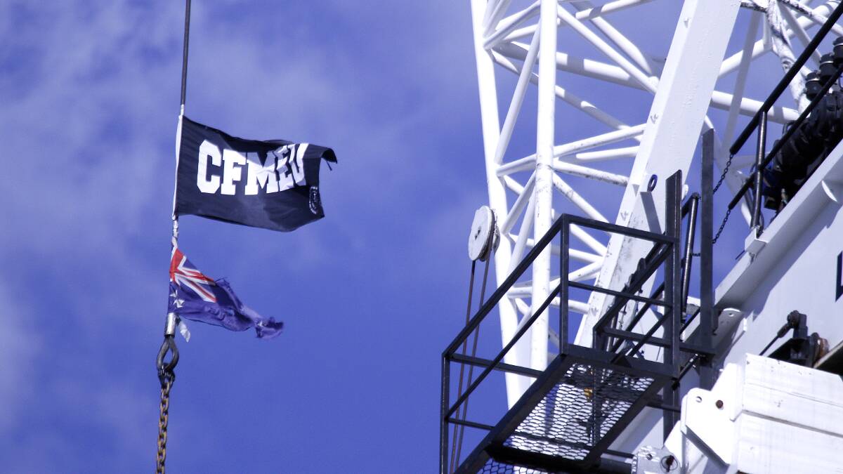 The NSW branch of the CFMEU has also been criticised for failing to properly investigate the incident in the submission to be considered by Commissioner Dyson Heydon. Picture: Fairfax