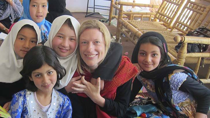 UNICEF's Johanna Cunningham in Kabul. Photo: Sue Prosser