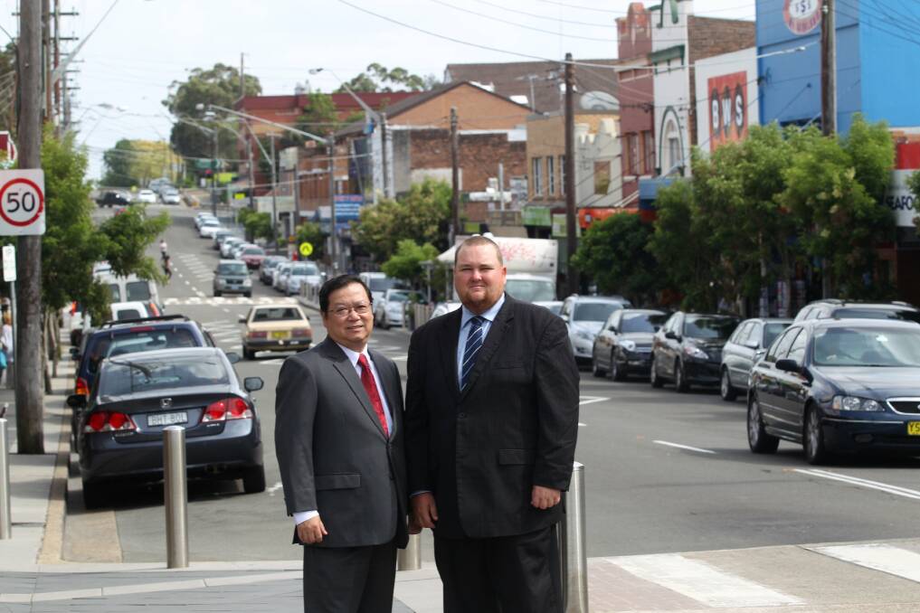 "Hands off our suburbs": Councillors Dominic Sin (left) and Justin Mining believe it's not too late to save their area from overdevelopment. Picture: Chris Lane