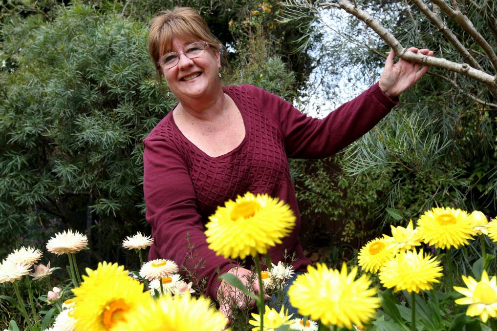 Open gardens: Leonie Hogue is on the committee of the Australian Plant Society, Sutherland Group which is celebrating their 50th anniversary by opening seven shire gardens on Sept 7. Picture: Sam Moore