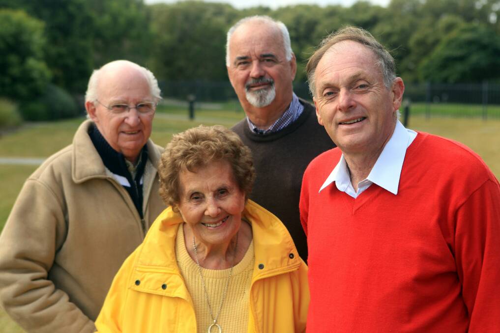 Information: Shire residents will have options explained. shows l-r Bert Gardner,Marjorie Walters,Bob Birkhead and Malcolm Kerr Picture:Chris Lane
