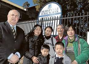 Parental push: Hurstville councillor Vince Badalati is urging parents to call on the government to honour its commitment to their children's school. Picture: Anna Warr