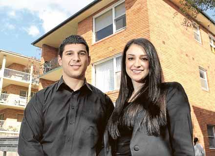 Savvy siblings: Diana and Stephen Ninos, of Hurstville, have bought two investment properties together. Picture: John Veage