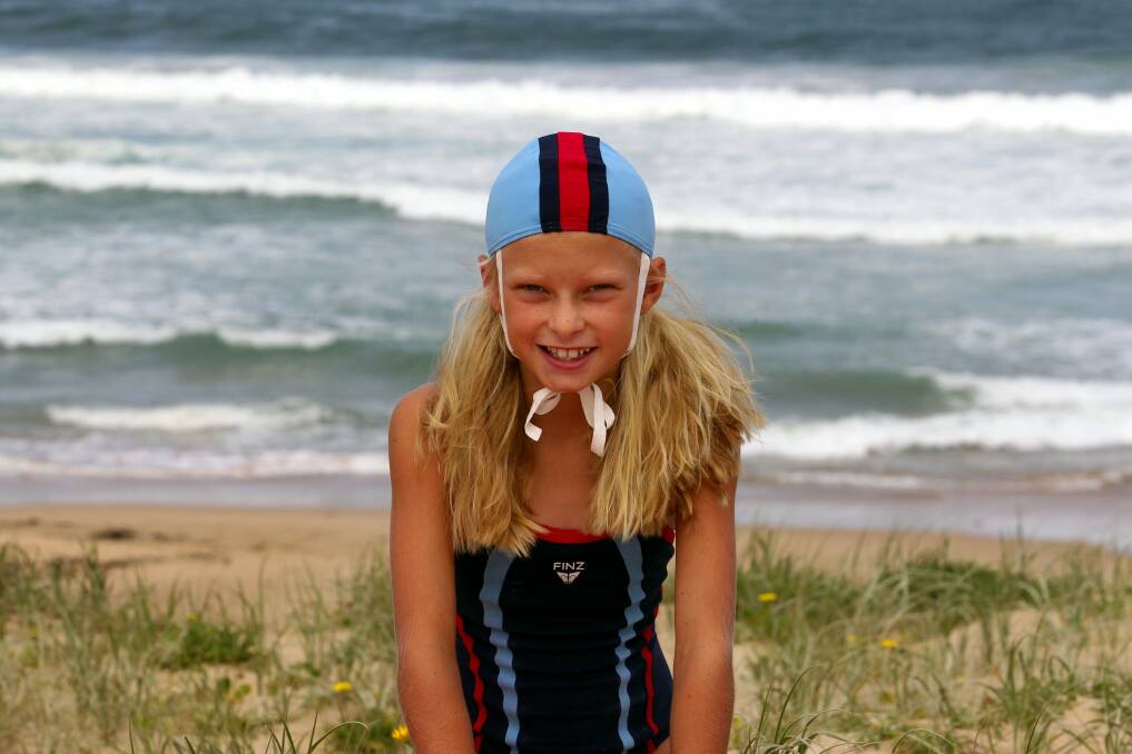 Nip into action: Nipper Tiana Bell will be among young locals who will compete in the Medibank Wave Warriors Junior Challenge on Saturday. Picture : Lisa McMahon