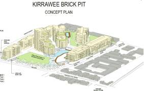 Approved: Concept plans for the Kirrawee brick pit site.