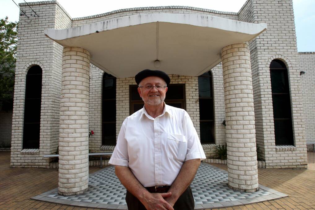Plans to renovate: Imam Salih at the Penshurst Mosque which they plan to upgrade. Picture: Jane Dyson