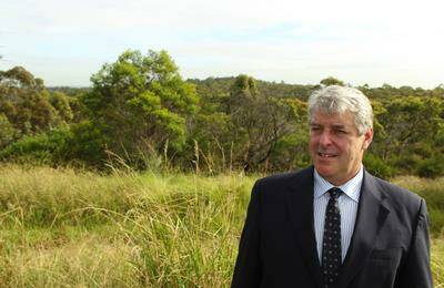 Alarmed: Sutherland Shire councillor Peter Towell said the council's report on Gandangara's plans for west Menai confirmed his greatest fears about the development. Picture: Chris Lane 