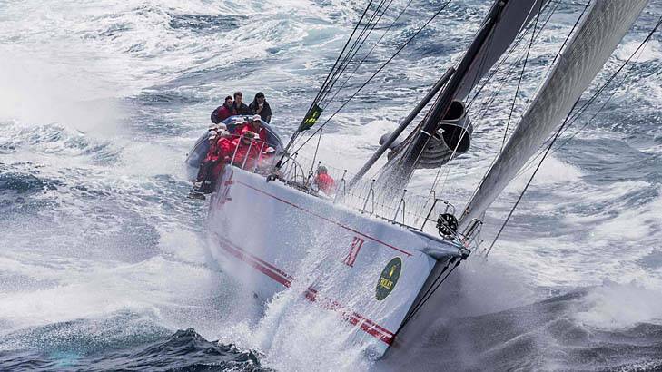 Top of their game … Wild Oats XI's skipper says he had one eye on rival Ragamuffin Loyal for the whole Sydney to Hobart race.