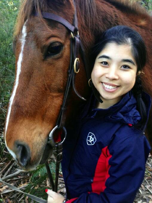 Horsing around: Sharon Lee is leading an active and fun life with the help of Arthritis NSW.