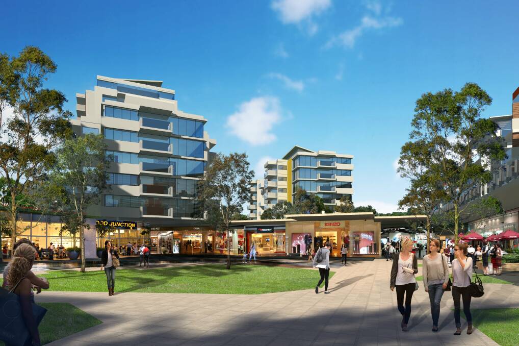 For sale: Artist's impression of what the Kirrawee brick pit site could become, issued by selling agent, Savills