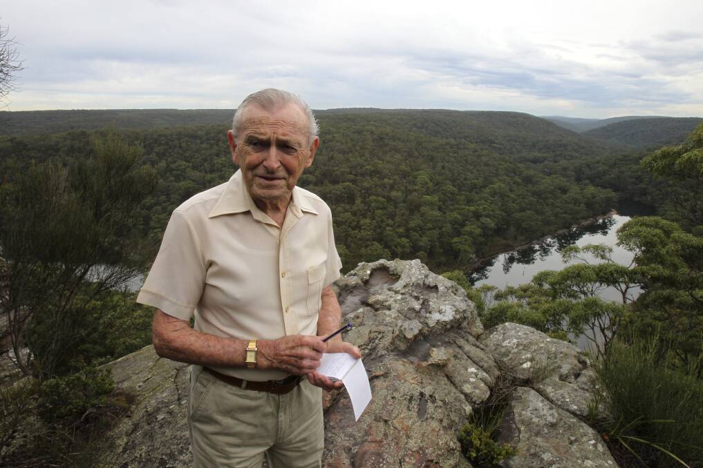 Wilderness warrior: Bob Walshe in the Royal National Park. Picture: Nick Moir