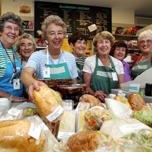 Cut above the rest: The kiosk volunteers have raised a lot of dough: $2.04 million to be exact. Picture: Jane Dyson