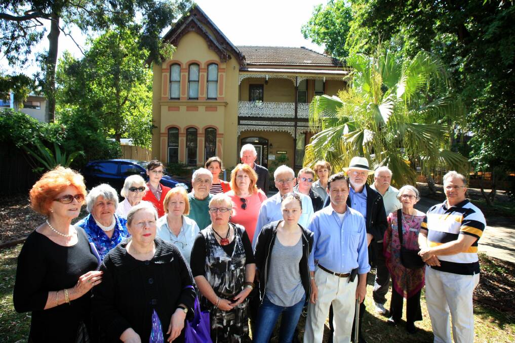 Hands off: The campaign to save Griffith House is gathering strength. Residents welcome Kogarah Council's support but want the house left where it is. Picture: James Alcock