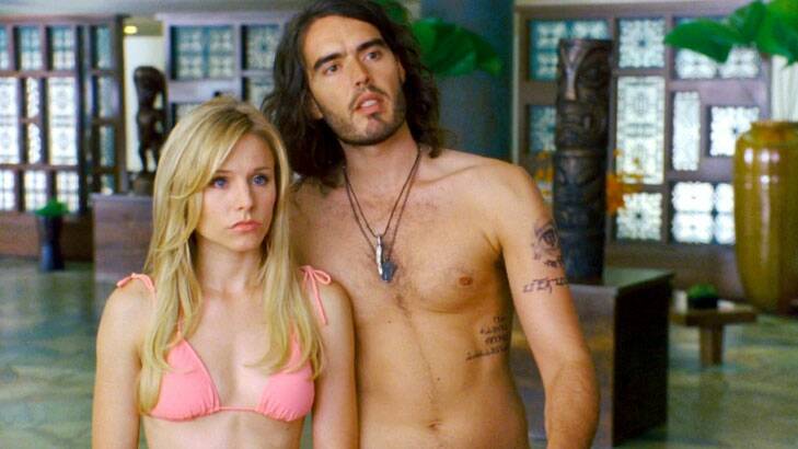 In the film Forgetting Sarah Marshall, Sarah dumps her boyfriend of five years and gets with Aldous (Russell Brand), who, turns out to be a complete idiot...