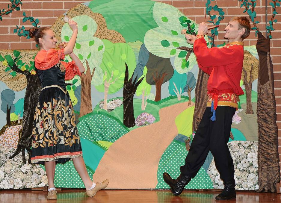 Off to Darling Harbour: Kalinka Choir and dancers Sergey and Anna Yazovsky will perform at the Maslenitsa Festival on Sunday.