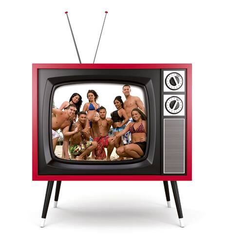 Trash TV?: The cast of Jersey Shore.