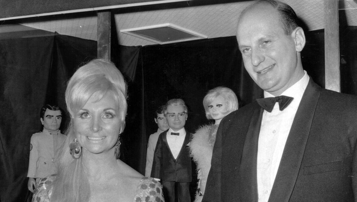 Thunderbirds creators Sylvia and Gerry Anderson snr in the 1960s.