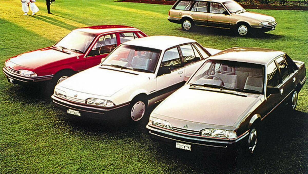 VL 1986-88: The final facelift for the first series of Commodores and featuring an imported Nissan engine so it could run on unleaded petrol.