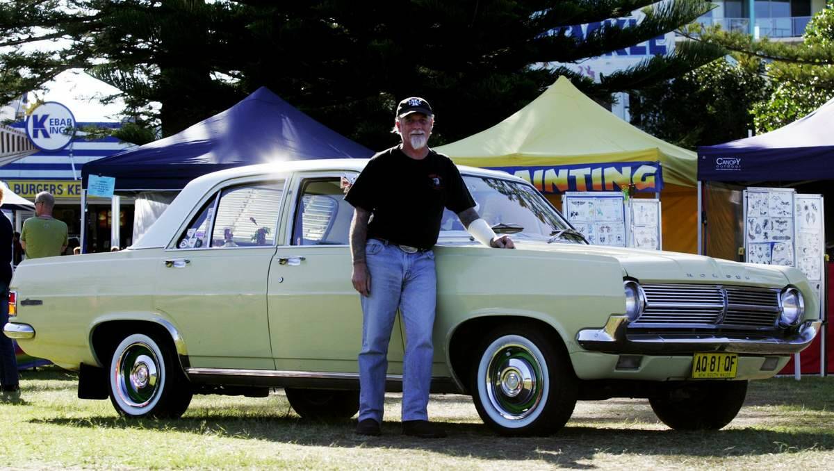 Ron Steltenpool of the Central Coast shows off the classic lines of the HD.