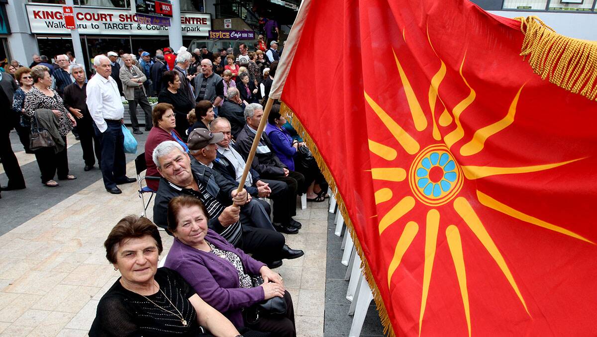 King st Rockdale,transformed into Macedonia place for Independence day.Picture Jane Dyson