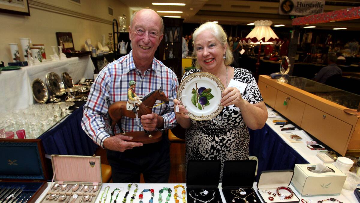 Old and valuable: heaps to see and buy at the Hurstville Rotary Antiques and Collectables fair. Picture: Jane Dyson