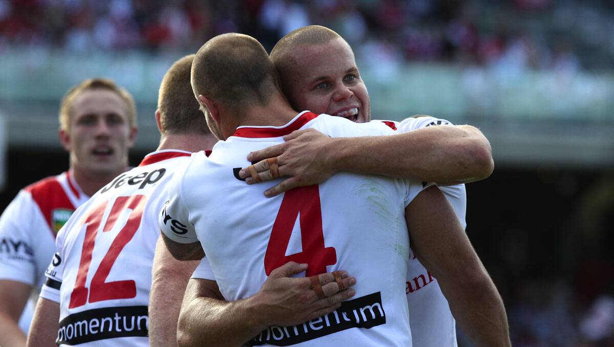 Dragons defeat Newcastle 19-16 on Sunday at Kogarah oval.Picture Jane Dyson