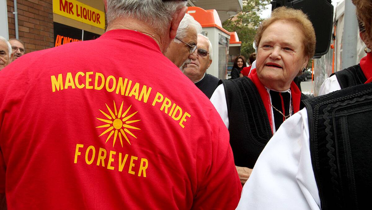 King st Rockdale,transformed into Macedonia place for Independence day.Picture Jane Dyson