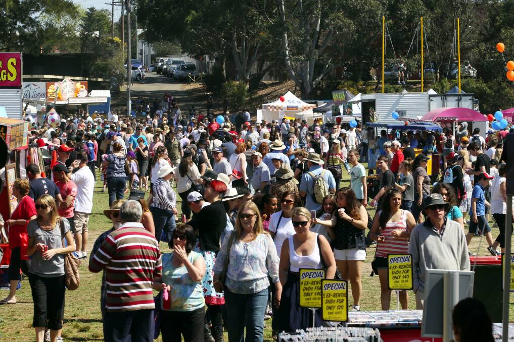 Big turnout:  About 45,000 visitors enjoyed the Lugarno Lions Spring Festival.  Pictures: Lisa McMahon