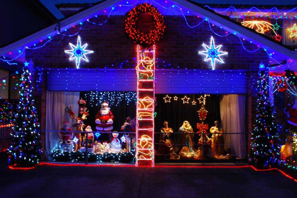 Eric and Joanne Yacoel of Madrers Avenue, Kogarah sent in these photos of their spectacular display.They have more than 50,000 lights and take donations for St George Hospital Cancer Research. The council makes the street one-way over Christmas to help with the extra traffic.