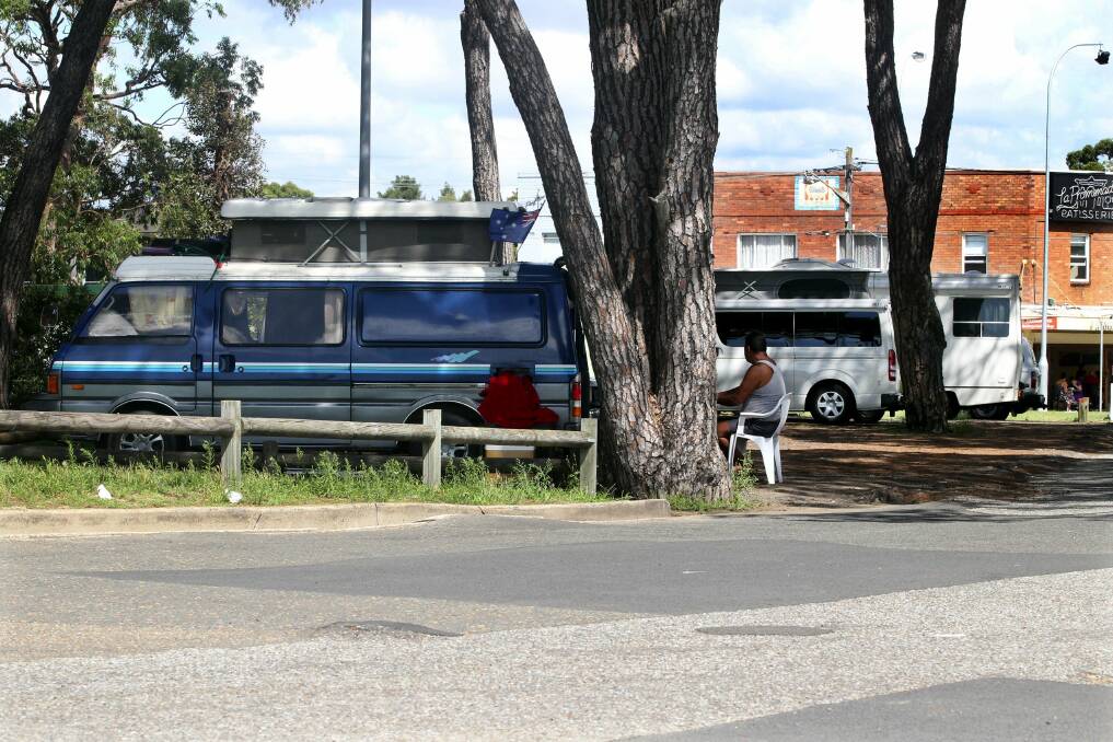 Time to go: Rockdale Council has banned overnight parking around Cook Park in a bid to force ‘‘campers’’ living out of their cars and vans to move on. Picture: Jane Dyson