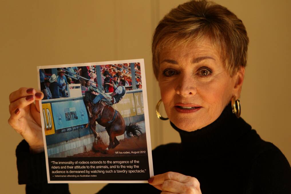 Vocal opponent of hunting: Sylvia Raye says she will not be silenced. Picture: Chris Lane