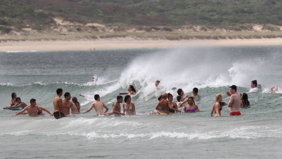 Summer beach crowds. Pictures: John Veage