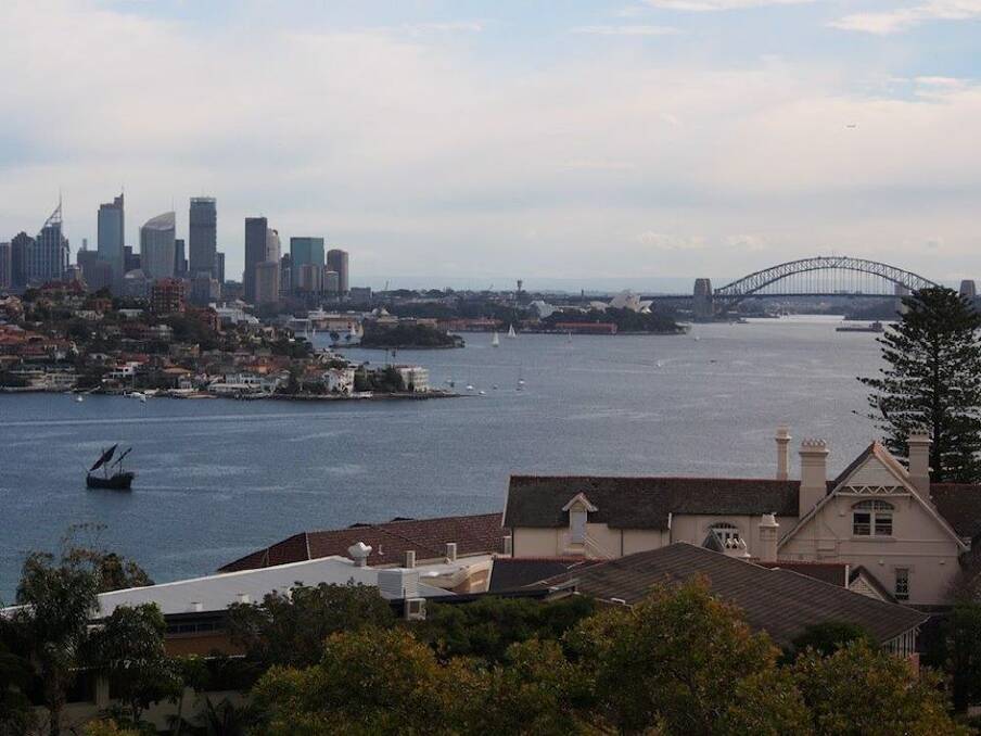 Oh for a life at sea: Notorious sailing into Sydney Harbour. Picture: Penny Jennings.