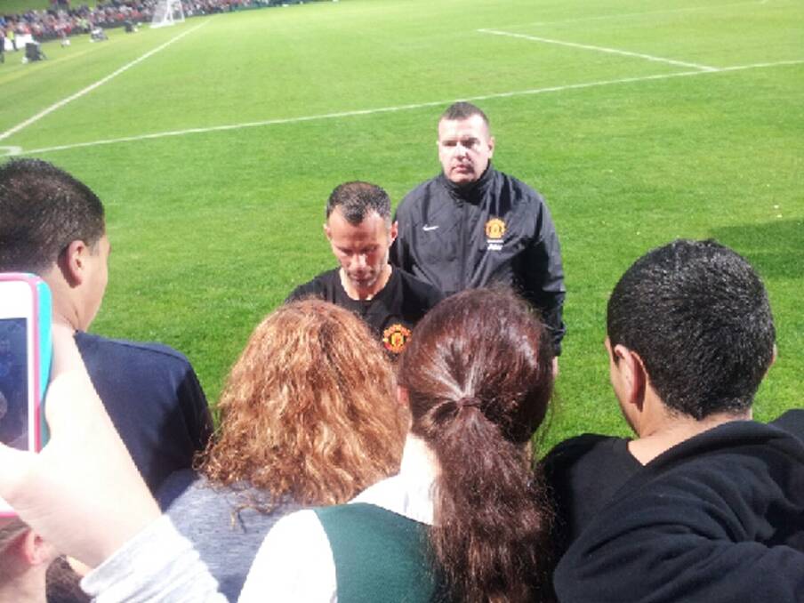Ryan Giggs was popular with the fans. 