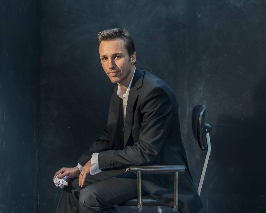 The book maker: Author and former Engadine High student Markus Zusak. Picture: Tim Bauer
