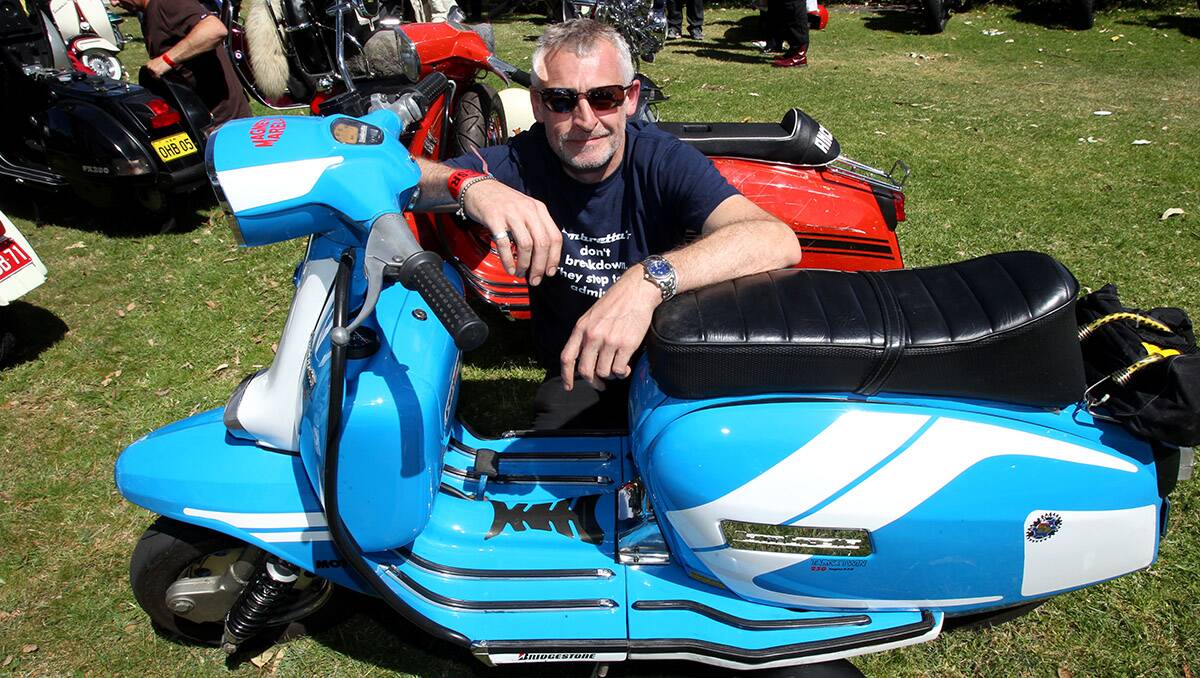  Bellissimo: There was plenty a Vespa and Lambretta In the Rumble to Brighton ride on Saturday. Pictures: Lisa McMahon.