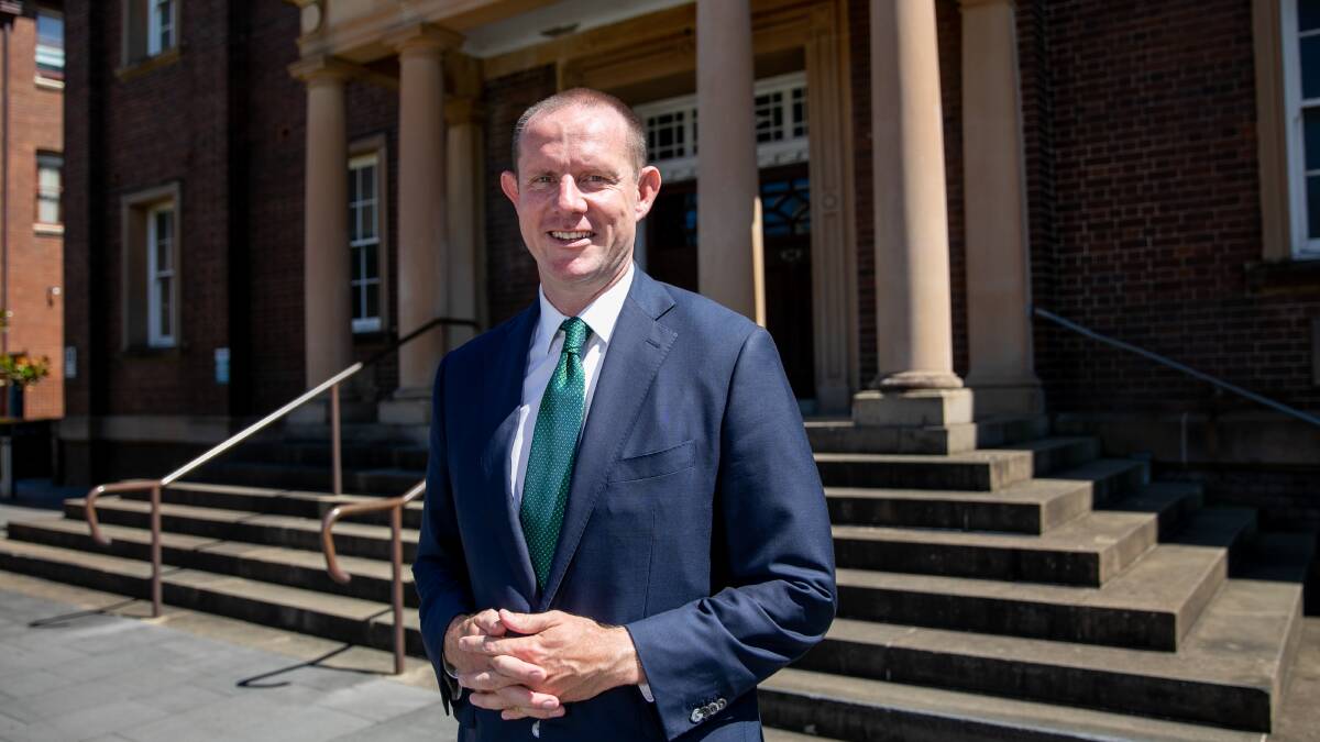 Cr Darcy Byrne was elected inner west mayor by his fellow Labor councillors at a meeting tonight. Picture: Geoff Jones
