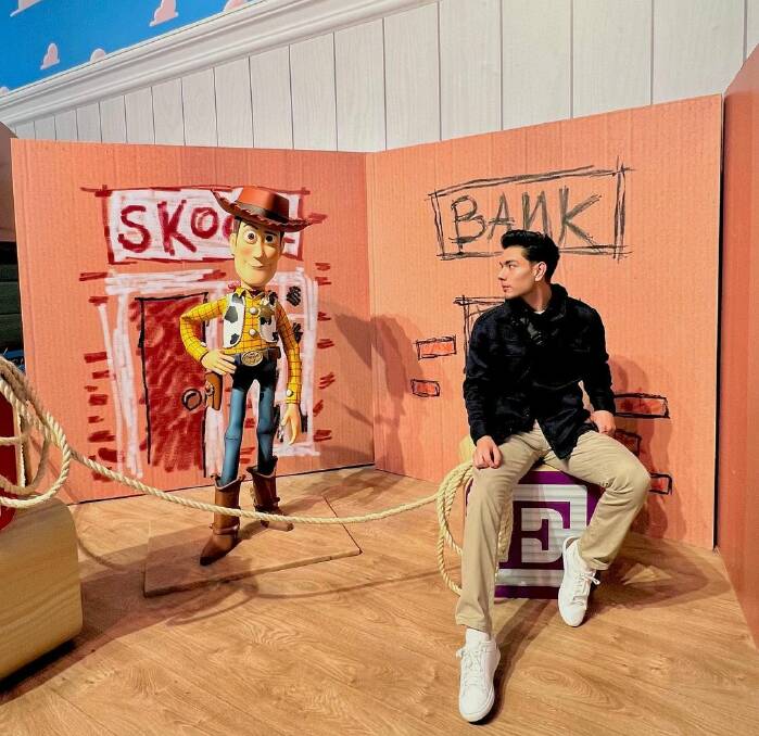 Guests 'shink down' to explore Andy's bedroom from Toy Story. Picture by adrianraam/Instagram
