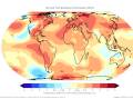 Temperature difference from the 1991-2020 average. Picture supplied by World Meteorological Organisation