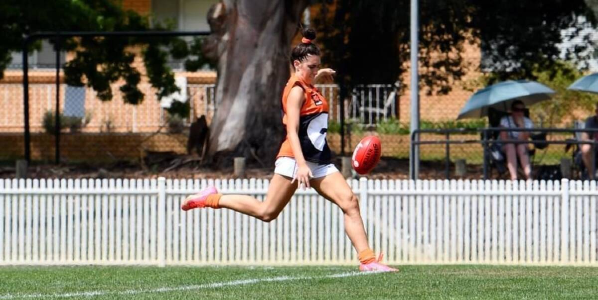Big selection: GIANTS Academy and Southern Power player Brodee Mowbray has been slected to the Allies AFL squad for the NAB AFLW Under 19's Championships. Picture: AFL NSW/ACT.