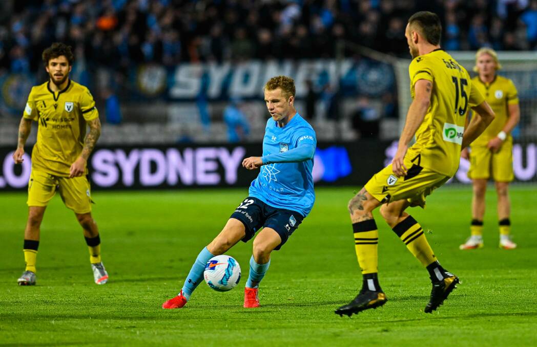 Sydney FC suffered its first loss of the season against Macarthur on Saturday, November 27, going scoreless against Macarthur FC. Picture: Keith McInnes. 
