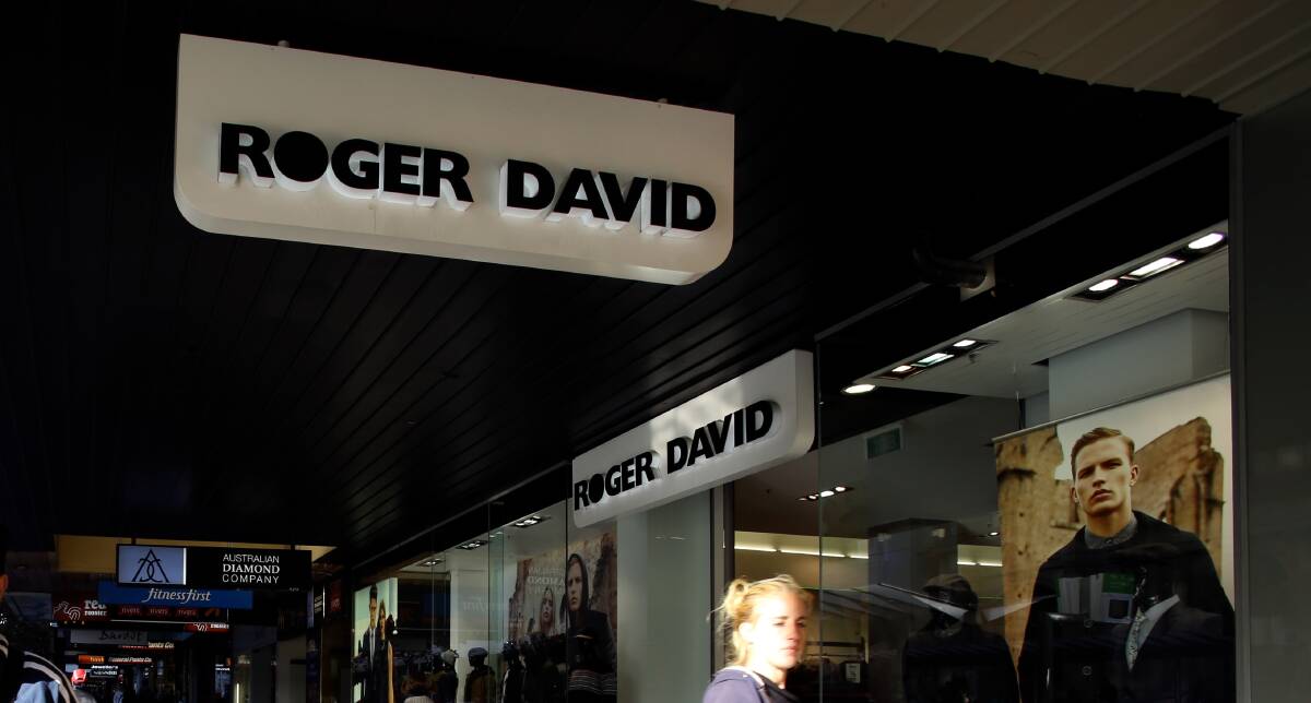 All Roger David stores will close before Christmas. Picture: Angela Wylie