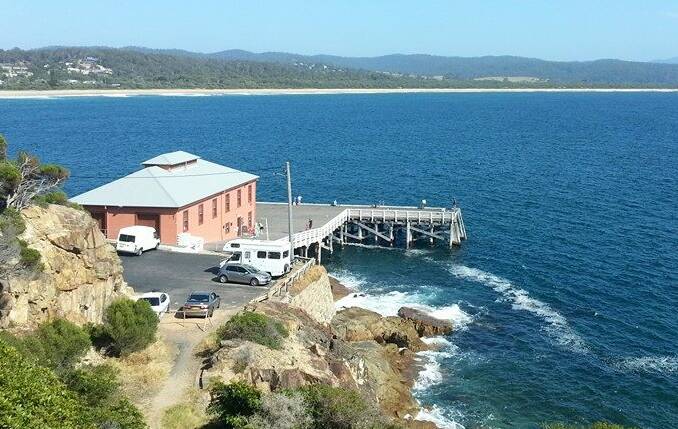 The historic and iconic Tathra Wharf as it looks today